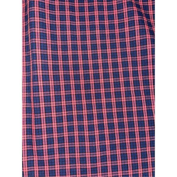 Chaps Mens Plaid Button Down Dress Shirt Size X-Large Tall - Picture 3 of 8